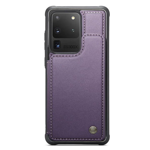 For Samsung Galaxy S20 Ultra Phone Case CASEME C22 Leather Back Cover with RFID Blocking Card Slots