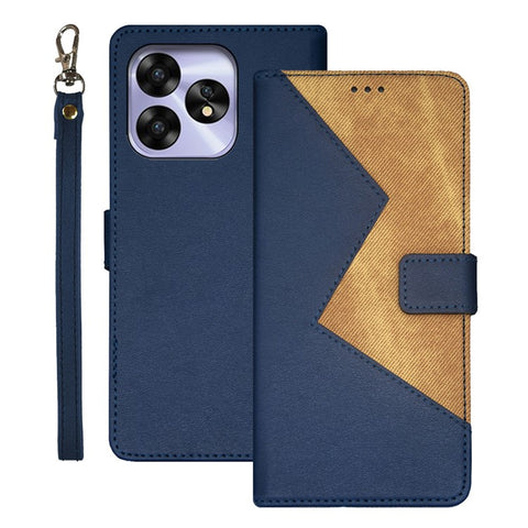 IDEWEI For Umidigi A15 Case Card Holder PU Leather Stand Phone Cover