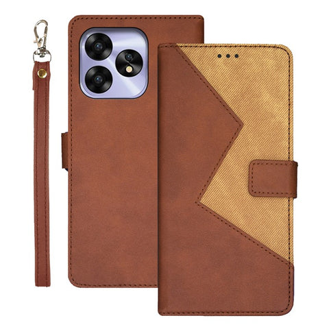 IDEWEI For Umidigi A15 Case Card Holder PU Leather Stand Phone Cover