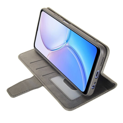 IDEWEI For Umidigi A15 Case Anti-fall Calf Texture Stand Phone Protective Cover