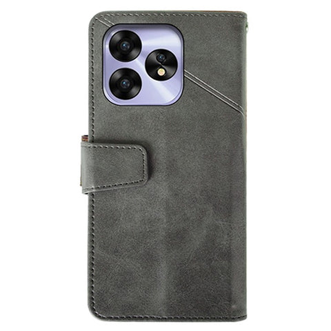 IDEWEI For Umidigi A15 Case Anti-fall Calf Texture Stand Phone Protective Cover