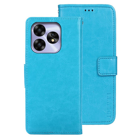 IDEWEI For Umidigi A15 Case Crazy Horse Texture Phone Cover with Wallet Stand