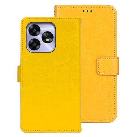 IDEWEI For Umidigi A15 Case Crazy Horse Texture Phone Cover with Wallet Stand
