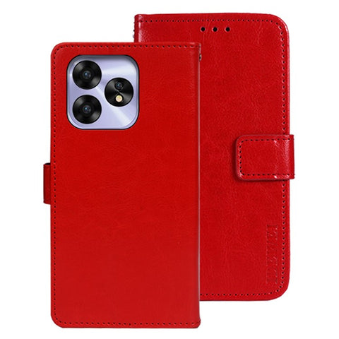 IDEWEI For Umidigi A15 Case Crazy Horse Texture Phone Cover with Wallet Stand