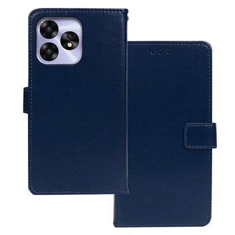 IDEWEI For Umidigi A15 Case Anti-fall PU Leather Smart Phone Cover with Stable Stand