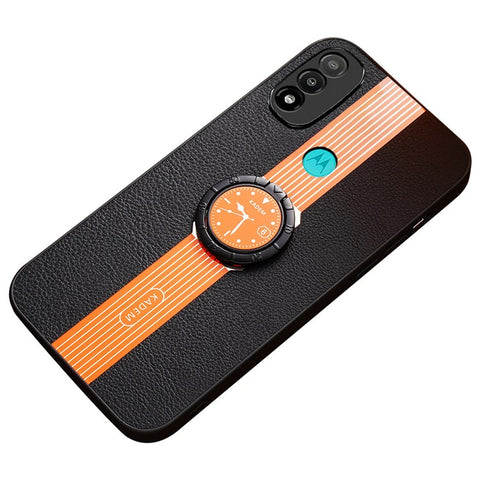 KADEM For Motorola Moto E20 / E30 / E40 Case Ring Kickstand Electroplating Anti-fall Phone Cover