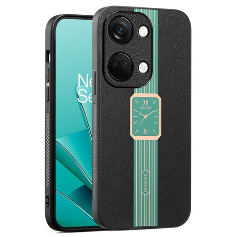 KADEM For OnePlus Ace 2V / Nord 3 5G Case Electroplating Leather Coated Cellphone Cover