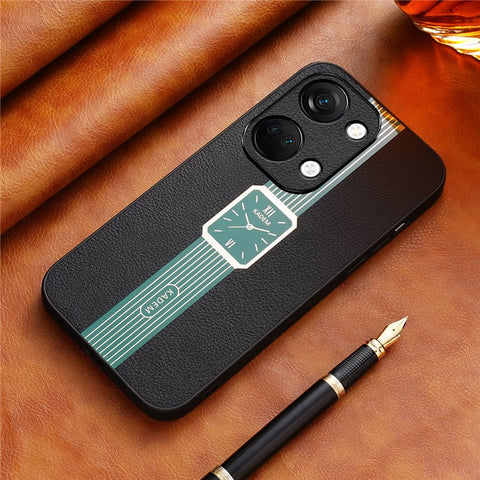 KADEM For OnePlus Ace 2V / Nord 3 5G Case Electroplating Leather Coated Cellphone Cover