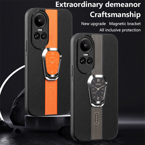 KADEM For Oppo Reno10 5G (Global) / Reno10 Pro 5G (Global) Cell Phone Cases Electroplating Kickstand Cover
