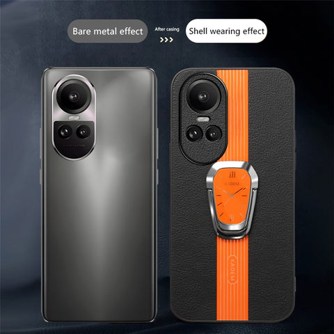 KADEM For Oppo Reno10 5G (Global) / Reno10 Pro 5G (Global) Cell Phone Cases Electroplating Kickstand Cover