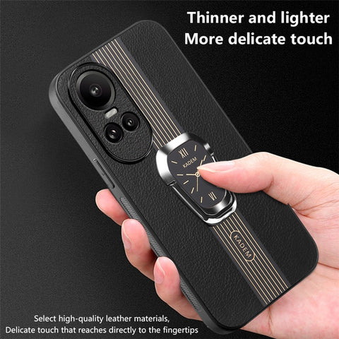 KADEM For Oppo Reno10 5G (Global) / Reno10 Pro 5G (Global) Cell Phone Cases Electroplating Kickstand Cover
