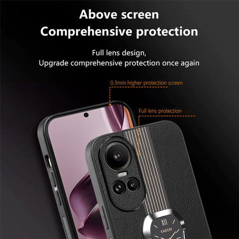 KADEM For Oppo Reno10 5G (Global) / Reno10 Pro 5G (Global) Cell Phone Cases Electroplating Kickstand Cover