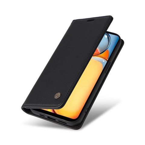 YIKATU YK-001 For Xiaomi Redmi 13C 4G / 13C 5G / 13R 5G / Poco M6 5G / Poco C65 4G Case Anti-Scratch Leather Flip Stand Phone Cover