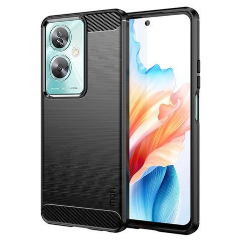 MOFI JK TPU Series-1 For Oppo A79 5G / A2 5G TPU Phone Case Carbon Fiber Texture Cover