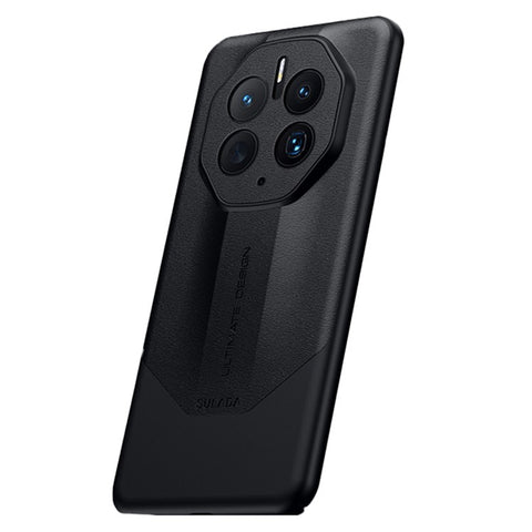 SULADA For Huawei Mate 50 Pro 4G Case Anti-scratch PC Coated with PU Leather Phone Back Shell