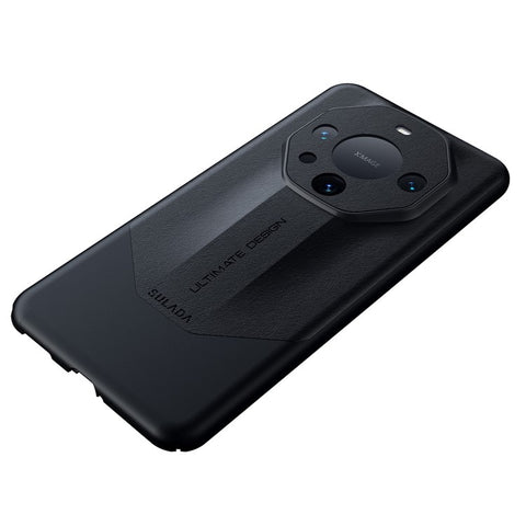 SULADA For Huawei Mate 60 Pro Case PC Coated with PU Leather Anti-fall Cell Phone Shell