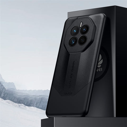 SULADA For Huawei Mate 50 4G Case PC+PU Leather Shockproof Smart Phone Shell