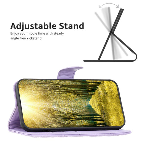 BINFEN COLOR BF Style-14 For Oppo A79 5G / A2 5G Cell Phone Cases Leather Stand Cover with Wallet