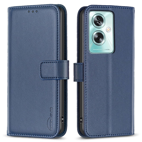 BINFEN COLOR BF17 For Oppo A79 5G / A2 5G Shockproof PU Leather Phone Case Stand Mobile Phone Cover