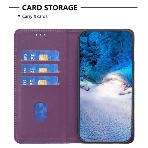 BINFEN COLOR BF18 For Oppo A79 5G / A2 5G Case Flip PU Leather Folio Cell Phone Cover with Card Slots