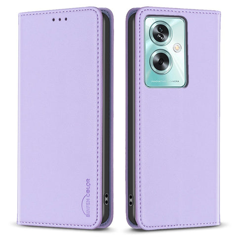 BINFEN COLOR BF18 For Oppo A79 5G / A2 5G Case Flip PU Leather Folio Cell Phone Cover with Card Slots