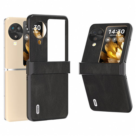 ABEEL For Oppo Find N3 Flip 5G Hinge Protection Case Vintage Phone Back Cover
