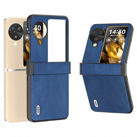 ABEEL For Oppo Find N3 Flip 5G Hinge Protection Case Vintage Phone Back Cover