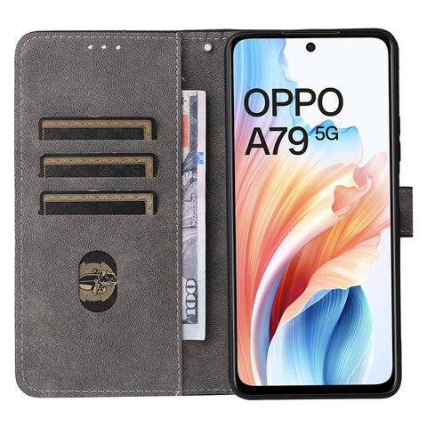 For Oppo A79 5G / A2 5G / OnePlus Nord N30 SE 5G Cell Phone Case with Strap RFID Blocking PU Leather Flip Cover
