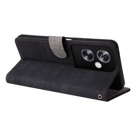 For Oppo A79 5G / A2 5G / OnePlus Nord N30 SE 5G Cell Phone Case with Strap RFID Blocking PU Leather Flip Cover