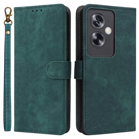 For Oppo A79 5G / A2 5G / OnePlus Nord N30 SE 5G Cell Phone Case with Strap RFID Blocking PU Leather Flip Cover