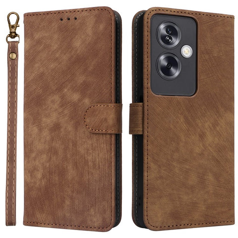 For Oppo A79 5G / A2 5G / OnePlus Nord N30 SE 5G Cell Phone Case with Strap RFID Blocking PU Leather Flip Cover