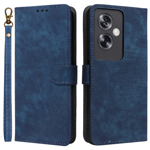 For Oppo A79 5G / A2 5G / OnePlus Nord N30 SE 5G Cell Phone Case with Strap RFID Blocking PU Leather Flip Cover