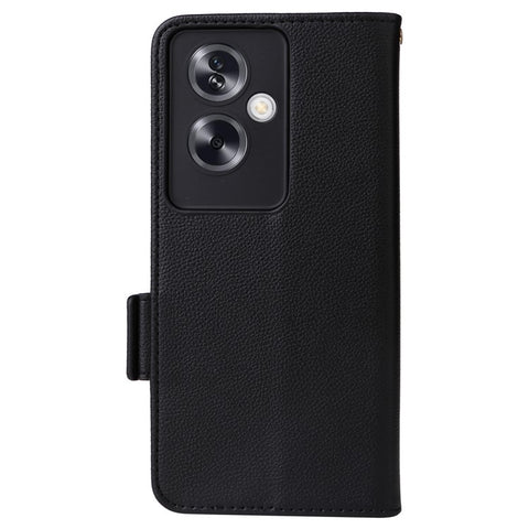 For Oppo A79 5G / A2 5G / OnePlus Nord N30 SE 5G Cover PU Leather Wallet Anti-Scratch Cell Phone Case with Strap