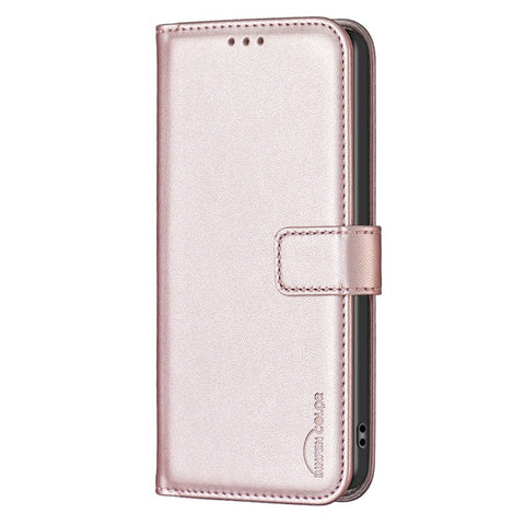 BINFEN COLOR BF17 For Motorola Moto G Power (2024) Case Anti-Drop Wallet Phone Case PU Leather Flip Cover