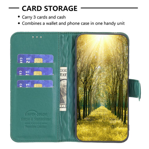 BINFEN COLOR BF Style-14 For Motorola Moto G Power (2024) Cases Leather Wallet Cell Phone Cover