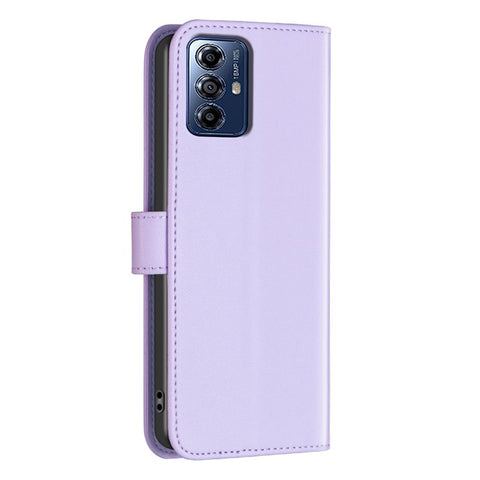 BINFEN COLOR BF17 For Motorola Moto G Play (2024) 4G Case PU Leather Flip Phone Cover with Wallet