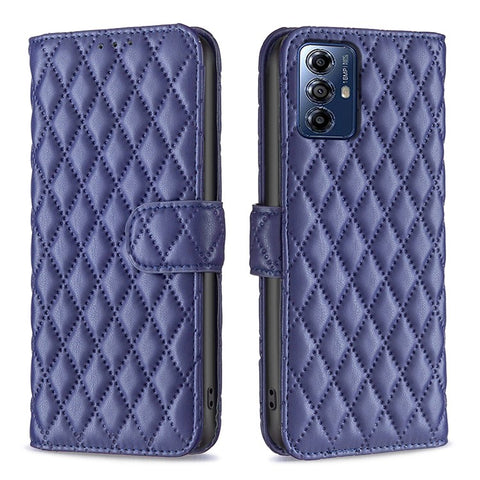 BINFEN COLOR BF Style-14 For Motorola Moto G Play (2024) 4G Case Leather Protective Cover with Wallet and Stand