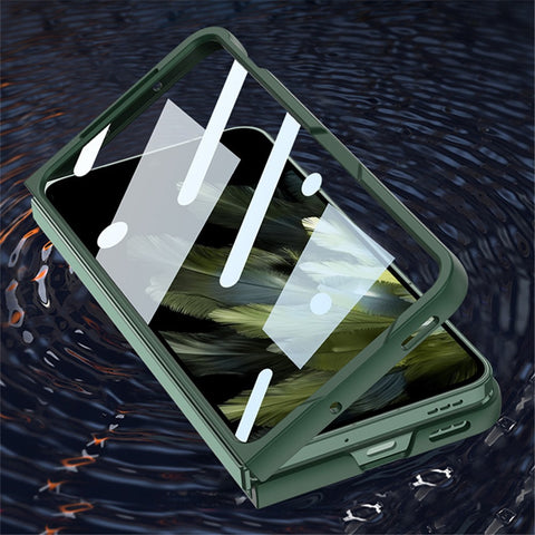 GKK For Oppo Find N3 5G Phone Case Slim Hinge Protection Folding Cover with HD Front Screen Protector