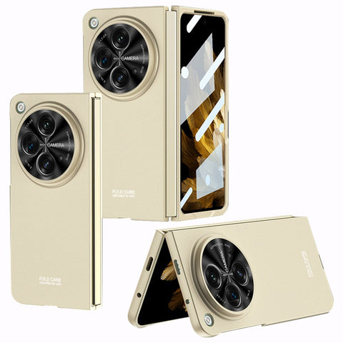 GKK For Oppo Find N3 5G Phone Case Slim Hinge Protection Folding Cover with HD Front Screen Protector