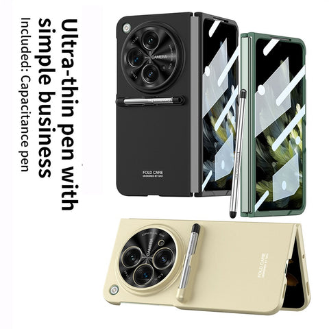 GKK For Oppo Find N3 5G Slim Case Hard PC Phone Cover with HD Front Screen Protector / Stylus