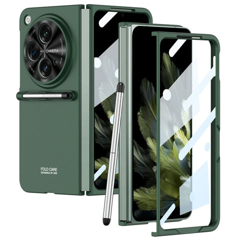 GKK For Oppo Find N3 5G Slim Case Hard PC Phone Cover with HD Front Screen Protector / Stylus