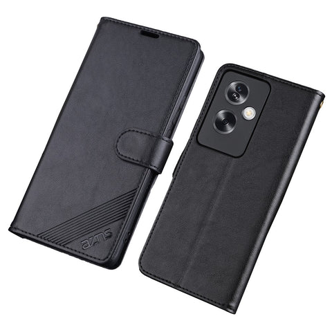 AZNS For Oppo A2 5G / A79 5G Case Drop-resistant Wallet PU Leather Cell Phone Cover