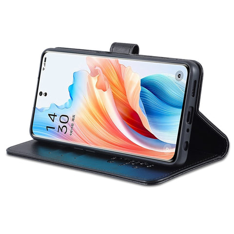 AZNS For Oppo A2 5G / A79 5G Case Drop-resistant Wallet PU Leather Cell Phone Cover