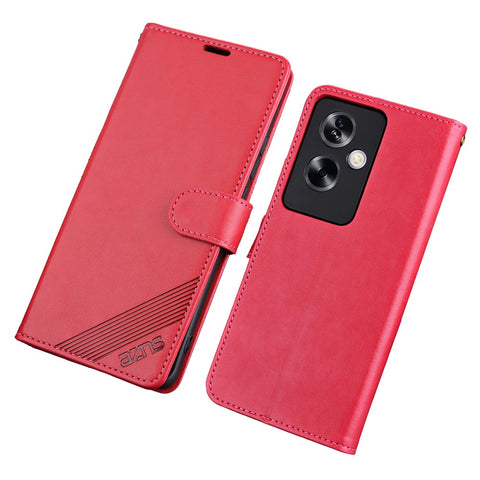 AZNS For Oppo A2 5G / A79 5G Case Drop-resistant Wallet PU Leather Cell Phone Cover