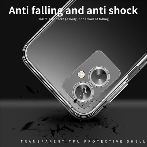 MOFI For Oppo A79 5G / A2 5G Case Crystal Clear TPU Phone Back Cover Protector