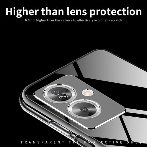 MOFI For Oppo A79 5G / A2 5G Case Crystal Clear TPU Phone Back Cover Protector