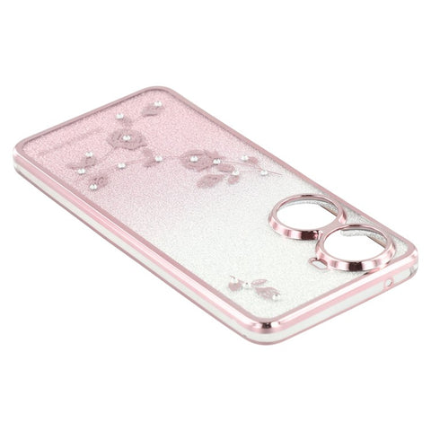KADEM For Huawei nova 11 SE / nova 12 SE 4G Cell Phone Cases Gradient Flower Pattern Kickstand TPU Cover