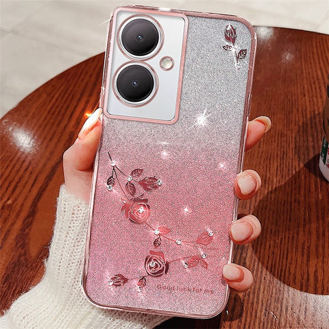 KADEM For Oppo A79 5G / A2 5G TPU Cell Phone Case Flower Pattern Gradient Back Cover
