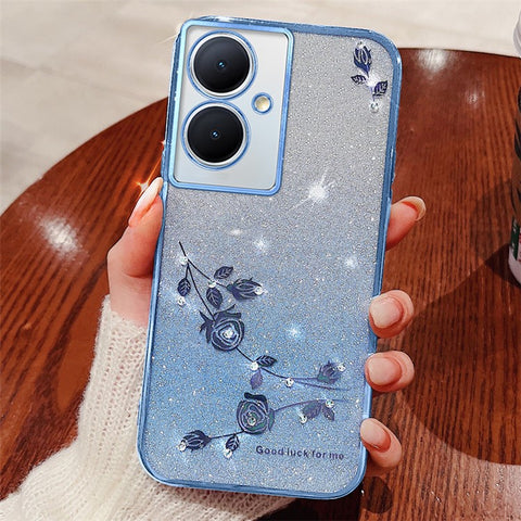 KADEM For Oppo A79 5G / A2 5G TPU Cell Phone Case Flower Pattern Gradient Back Cover