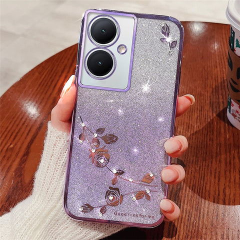 KADEM For Oppo A79 5G / A2 5G TPU Cell Phone Case Flower Pattern Gradient Back Cover
